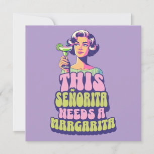 Convite Celebração do Partido dos Cocktail Margarita Fiest