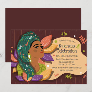 Convite Celebração do Partido Kwanzaa