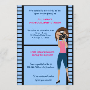 Convite Celebração do Photoshop Studio