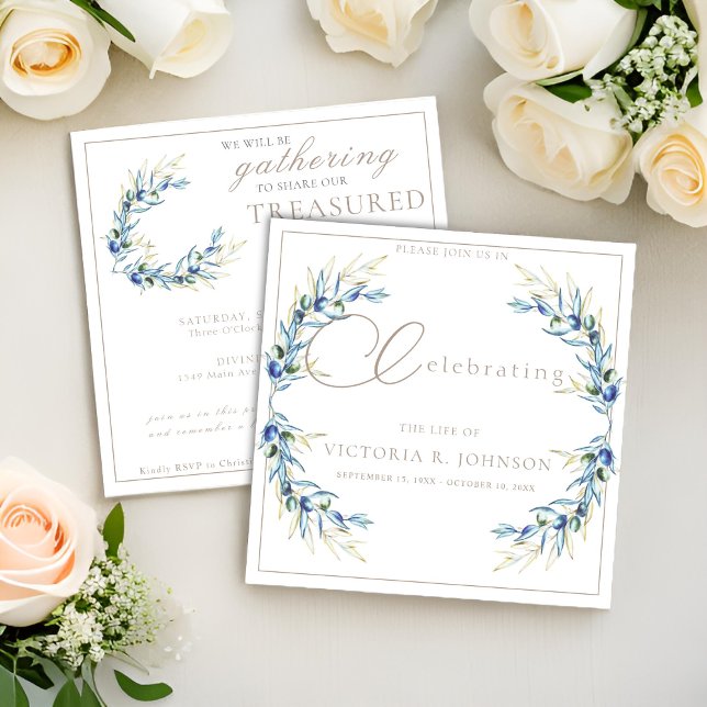 Convite Celebração do ramo de oliveira da Life (Criador carregado)