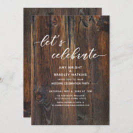 Convite Celebração do Script de Manuscrito Texturizado de 