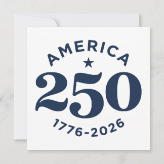 Convite Celebração dos 250 Anos de Liberdade da América Mi