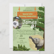 celebração especial de aniversário de adoção selva