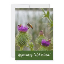 Celebração Feliz do Hogmanay Auld Lang Syne Thistl