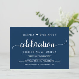 Convite Celebração Feliz Para Sempre, Casamento Simples Na