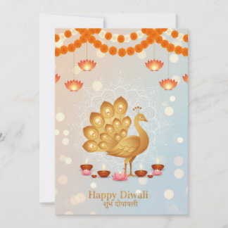 Convite Celebração festiva diwali