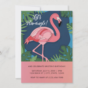 Convite Celebração Flamingle do vamos
