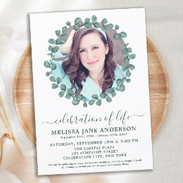 Convite Celebração Funeral Da Vida