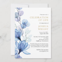 Celebração Funerária da Floral Azul da Vida