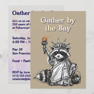 Convite Celebração Gather by the Bay Liberty 250