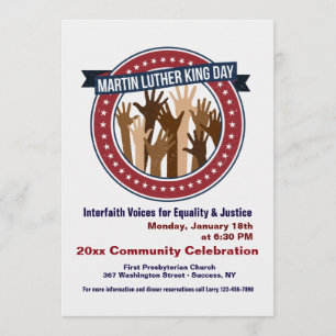 Convite Celebração Inter-religiosa do Martin Luther King C