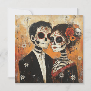 Convite Celebração íntima Día de los Muertos