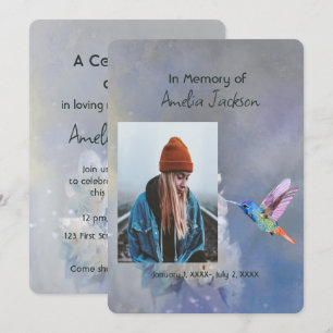 Convite Celebração Memorial de Fotos da Vida