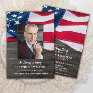 Convite Celebração Militar Americana De Veteranos De Ban