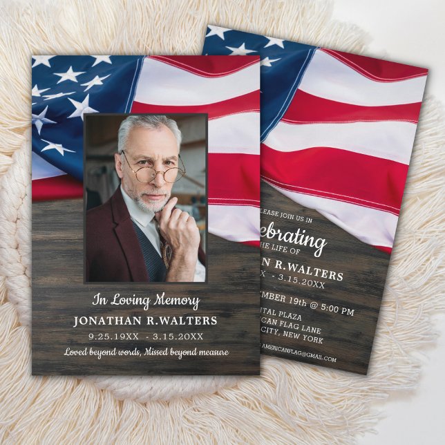 Convite Celebração Militar Americana De Veteranos De Bande (Criador carregado)