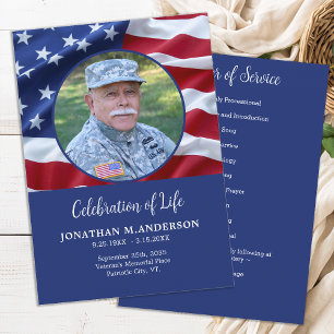 Convite Celebração Militar Do Funeral Da Bandeira Veterana