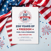 Celebração Patriótica de 250 Anos de Liberdade