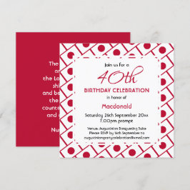 Convite Celebração Personalizada de Aniversário do JAPÃO F