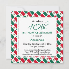 Convite Celebração Personalizada de Aniversário do MEXICO
