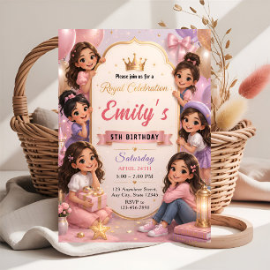 Convite Celebração Real Aniversário da Princesa
