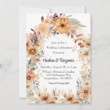 Celebração Rustic Terracotta Floral Arch