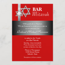 Celebrações da bar vermelha mitzvah