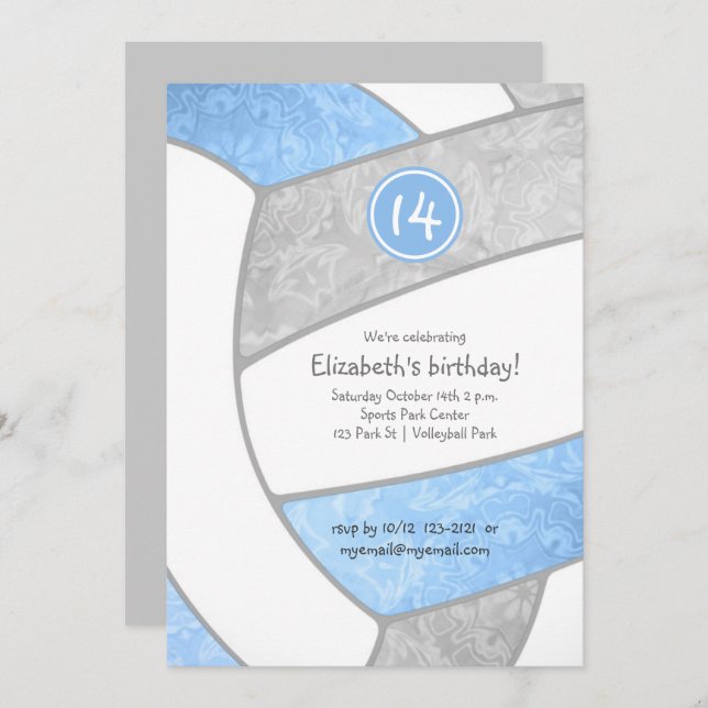 Convite celebrações esportivas das raparigas de vôlei da c (Frente/Verso)