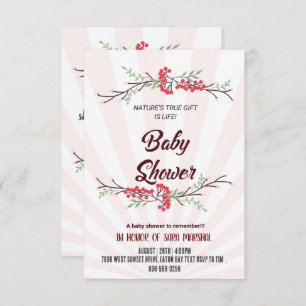 Convite Celebrando a chegada do seu pequeno milagre!