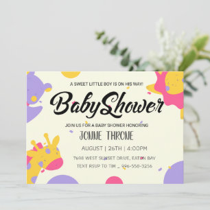 Convite Celebrando a chegada do seu pequeno milagre!