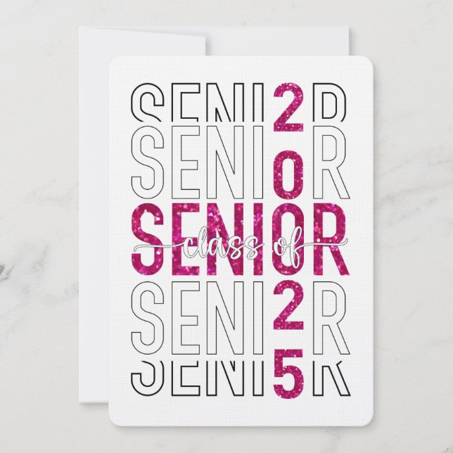 Convite Celebrando a Classe de Graduação 2025 (Frente)