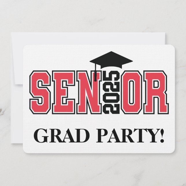 Convite Celebrando a Classe de Graduação 2025 (Frente)