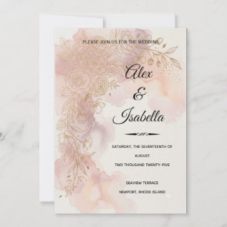 Convite Celebrando o Amor — Alex & Isabella