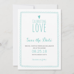 Convite Celebrando o Amor Casamento