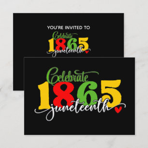 Convite Celebrar 19 de junho: Liberdade Desde 1865