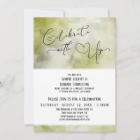 Celebrar com a Recepção de Aquarela de Tons Terres