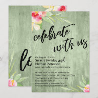 Celebrar com as Flores de Aquarela Americanas e Ma