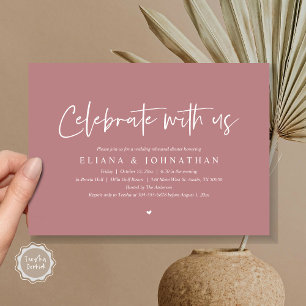 Convite Celebrar conosco, Janto de ensaio de casamento