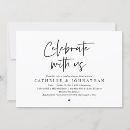 Convite Celebrar conosco, Janto de ensaio de casamento