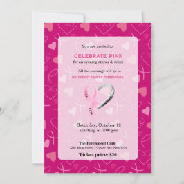 Convite Celebrar evento rosa