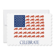 Celebrar Lagosta de Bandeira Americana