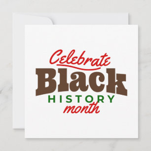 Convite celebrate black history month