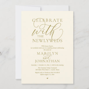 Convite Celebre com os noivos, Melhor Jantar de Casamento