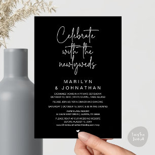 Convite Celebre Com os Recém-Casados, Jantar de Casamento
