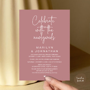 Convite Celebre Com os Recém-Casados, Jantar de Casamento