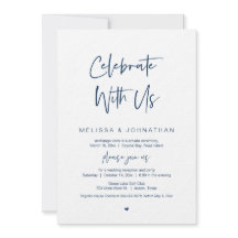 Celebre conosco, Azul Marinho, Casamento às Pressa