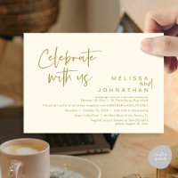 Celebre conosco, Bar de recepção de casamento