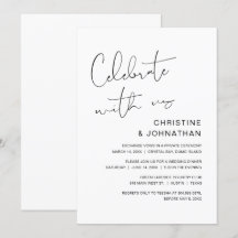 Celebre conosco, Casamento moderno e intimista