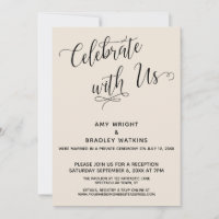 Celebre Conosco Recepção Elegante Só de Creme