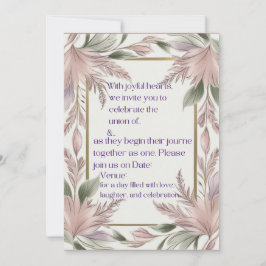 Convite Celebre o Amor Conosco