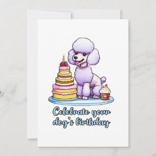 Convite Celebre o aniversário do seu cachorro